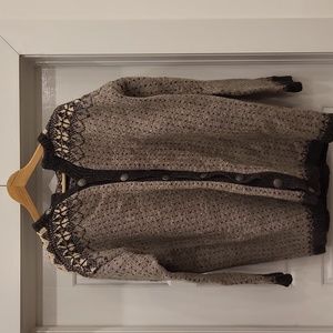 Wool sweater hand made